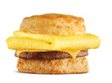 carl's jr Sausage Egg & Cheese Biscuit