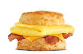 Carl's jr Bacon Egg & Cheese Biscuit