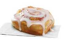 carl's jr Cinnamon Roll