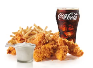 carl's jr 5 Piece – Hand-Breaded Chicken Tenders Combo