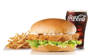 carl's jr Spicy Chicken Sandwich