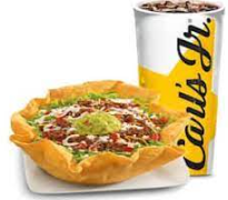 carl's jr Steak Taco Salad